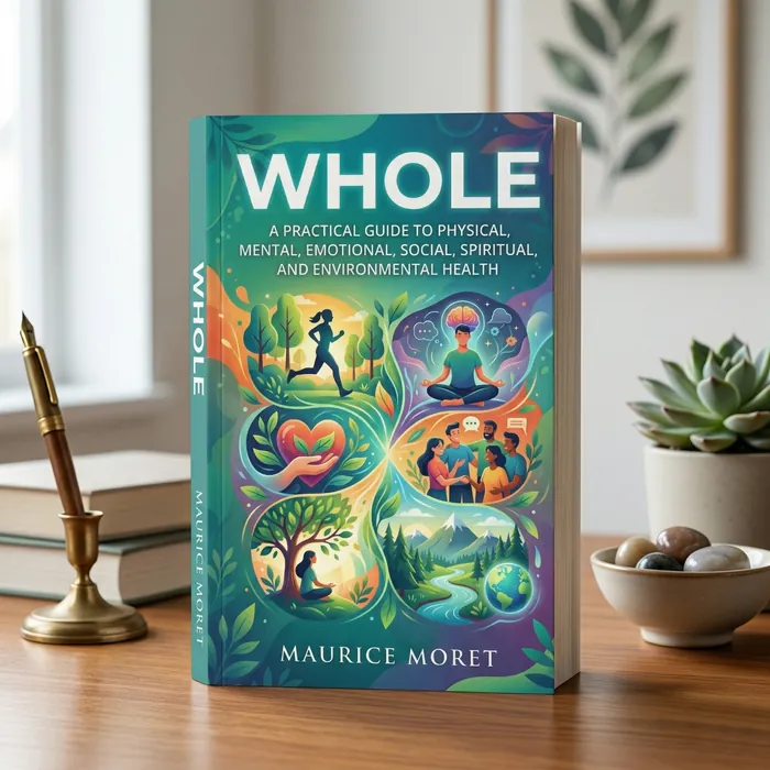 Whole book cover: The six dimensions of wellness illustrated
